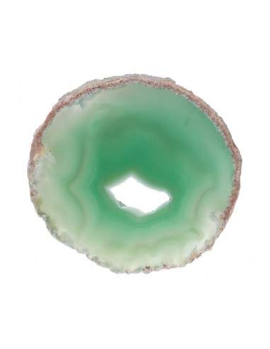 Large Dyed Green Agate Plate