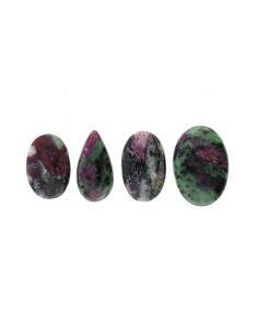 Ruby cabochon with Zoisite
