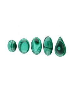Malachite cabochon