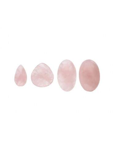 Cabujón de Cuarzo Rosa