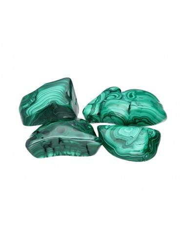 Polished forms of Malachite
