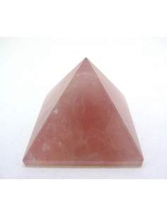 Pirâmide 4x4x3cm Quartzo Rosa