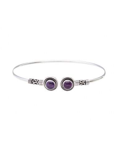 Thin Silver Plated Bracelet with...