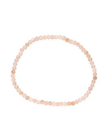 Faceted Sunstone Bracelet 3mm
