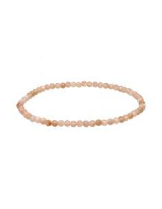 Faceted Sunstone Bracelet 3mm