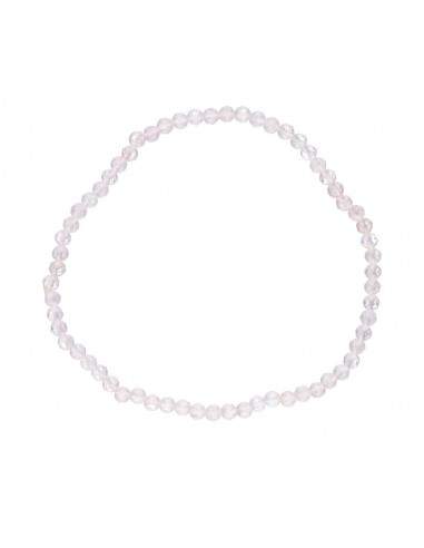 3mm Rose Quartz Faceted Bracelet