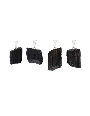 Rough Black Tourmaline Pendant