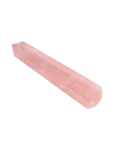 Massageador de quartzo rosa