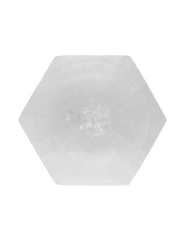 Cuenco de Selenita Hexagonal