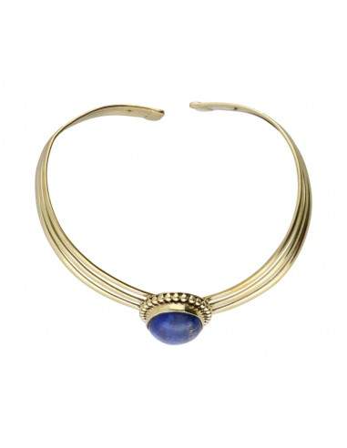 Pulsera de Bronce con Lapislázuli -28.1-