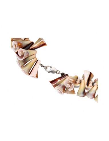 925 Sterling Silver Shell Necklace (25A)