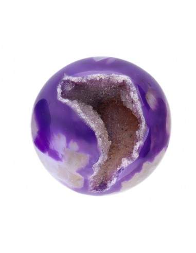 Esfera de Ágata Lila Teñida