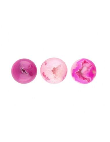 Esfera de Ágata Fucsia Teñida