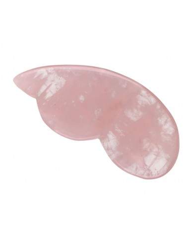 "Gua Sha Quartz Rose "Citrouille"""