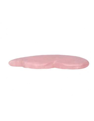 "Gua Sha Quartzo Rosa "Abóbora"""