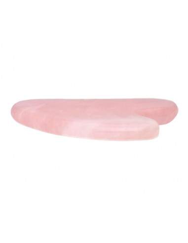 Gua Sha Pequeño de Cuarzo Rosa