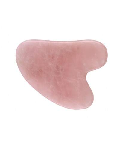Gua Sha Pequeño de Cuarzo Rosa