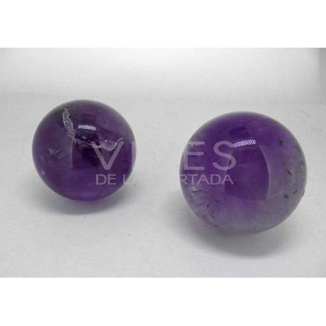 Esferas médias de ametista (Embalagem 0,250Kg)