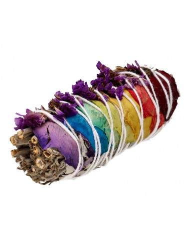 White Sage with Chakra Petals