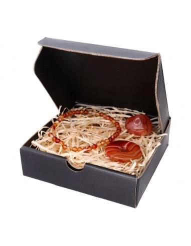 Coffret Léo Zodiaque - Cornaline