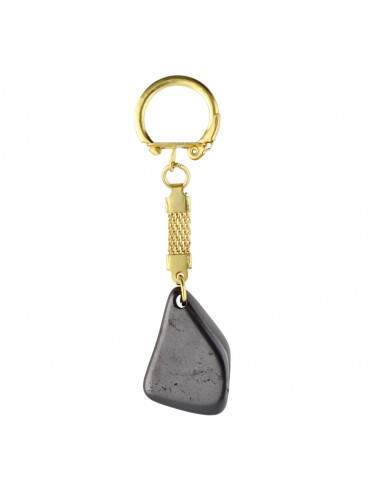 Chaveiro Rolado de Shungite com Banho...