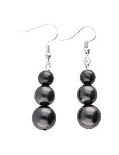 Shungite Spheres Earrings 2
