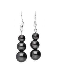 Shungite Spheres Earrings