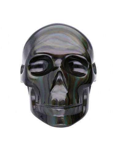 Obsidian Rainbow Skull