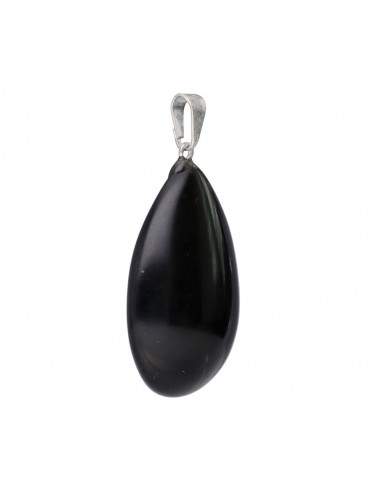 Pingente com gota de obsidiana