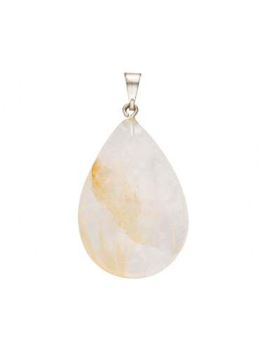 Pendentif Citrine chauffée