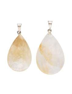 Pendentif Citrine chauffée 2