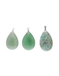 Green Quartz Drop Pendant 2