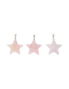 Star in Rose Quartz Pendant 2