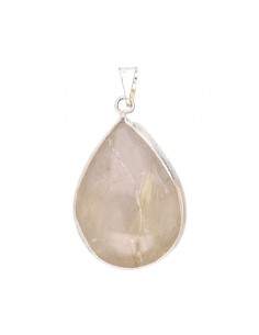 Silver Plated Rutilated...