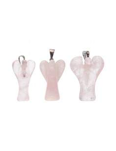 Rose Quartz Angel Pendant 2