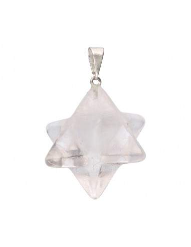 White Quartz Merkaba Pendant