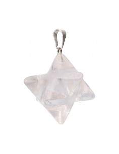 Pendentif Merkaba en quartz... 2