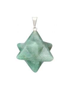 Pendentif Merkaba en quartz...