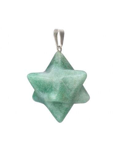 Green Quartz Merkaba Pendant