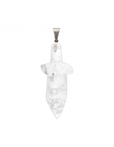 Pendentif épée en quartz