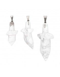Pendentif épée en quartz 2