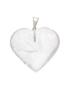 Quartz Heart Pendant