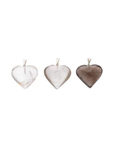 Smoky Quartz Heart Pendant