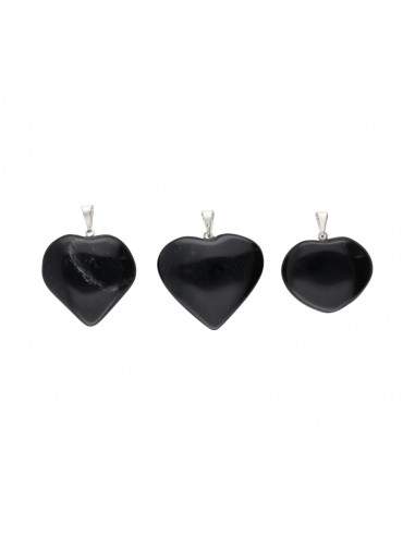 Pingente cardíaco obsidiano