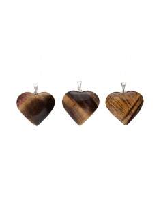 Tiger Eye Heart Pendant 2