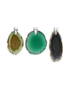 Pendentif en Agate teintée... 2