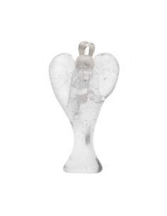 White Quartz Angel Pendant