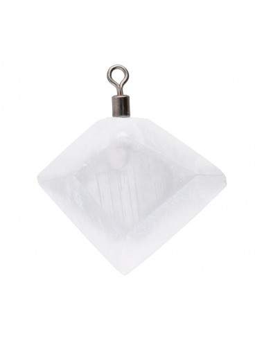 Selenite Rhombus Pendant
