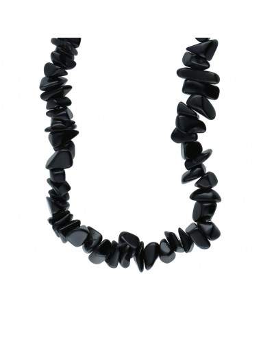 Colar de lascas de obsidiana