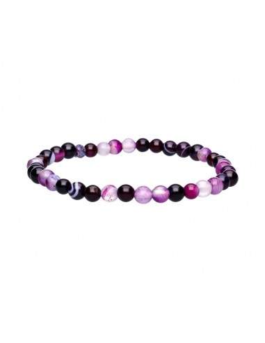 Children's Lilac Agate Bracelet Dyed 4mm